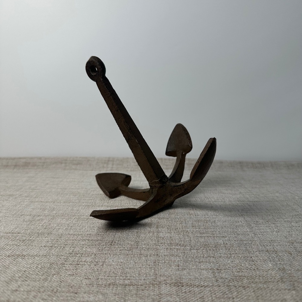 Cast Iron Anchor Decor – Nautical Maritime Accent